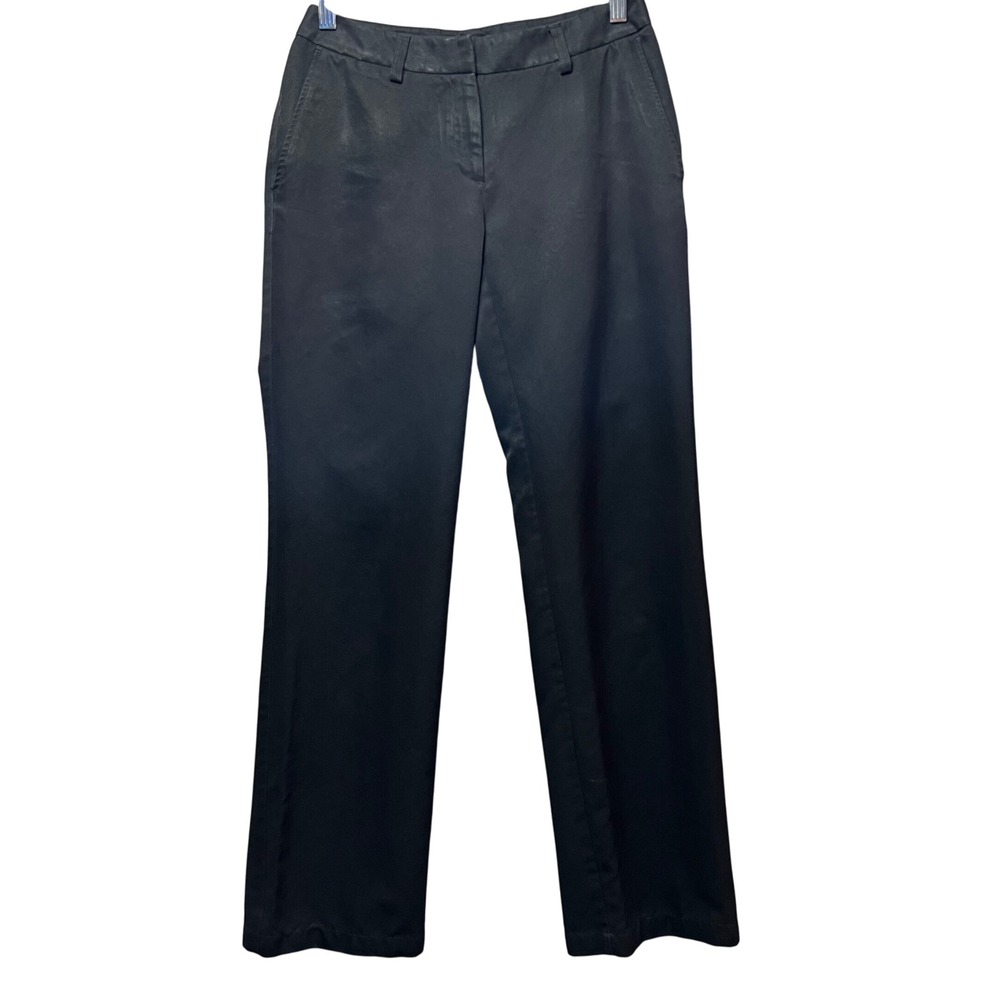 Oobe Black Dress Pants Career Work‎ Wear Straight Leg Size 0-33 Uniform Chino